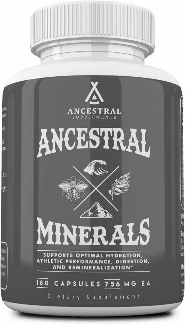 ANCESTRAL SUPPLEMENTS - Ancestral Supplements Minerals & Electrolytes 180 Capsulas - The Red Vitamin MX - Suplementos Alimenticios - {{ shop.shopifyCountryName }}