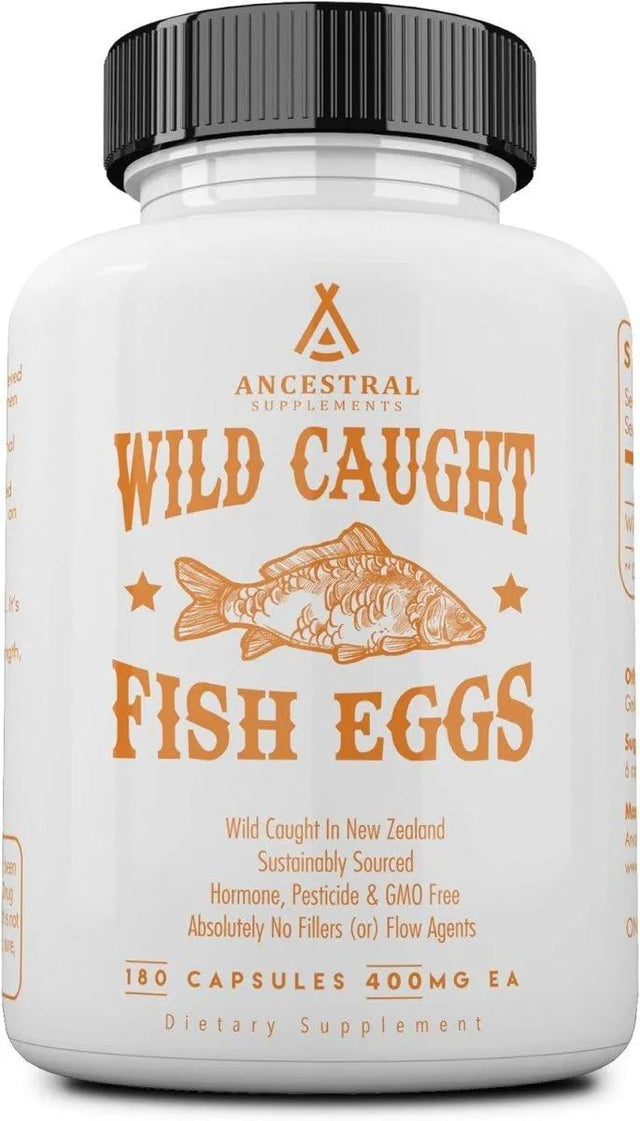 ANCESTRAL SUPPLEMENTS - Ancestral Supplements Wild Caught Omega 3 Fish Oil 180 Capsulas - The Red Vitamin MX - Suplementos Alimenticios - {{ shop.shopifyCountryName }}