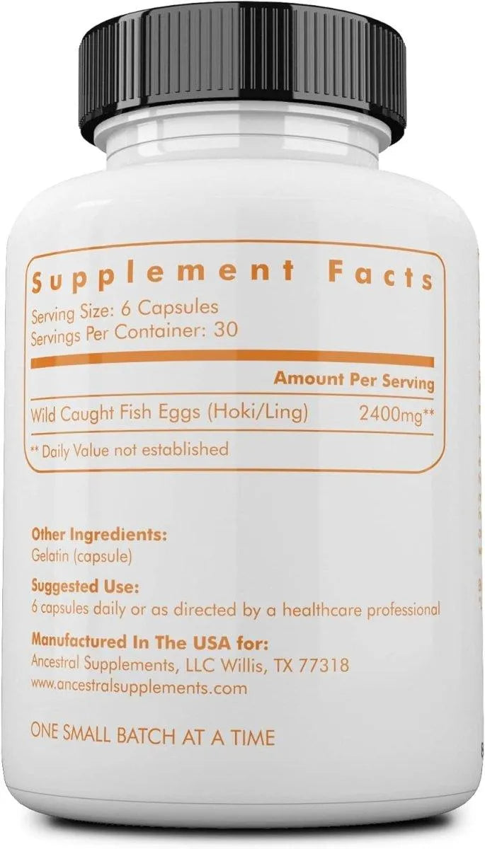 ANCESTRAL SUPPLEMENTS - Ancestral Supplements Wild Caught Omega 3 Fish Oil 180 Capsulas - The Red Vitamin MX - Suplementos Alimenticios - {{ shop.shopifyCountryName }}