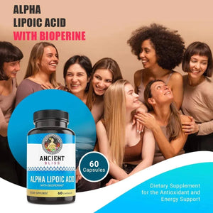 ANCIENT BLISS - Ancient Bliss Alpha Lipoic Acid 600Mg. 60 Capsulas - The Red Vitamin MX - Suplementos Alimenticios - {{ shop.shopifyCountryName }}