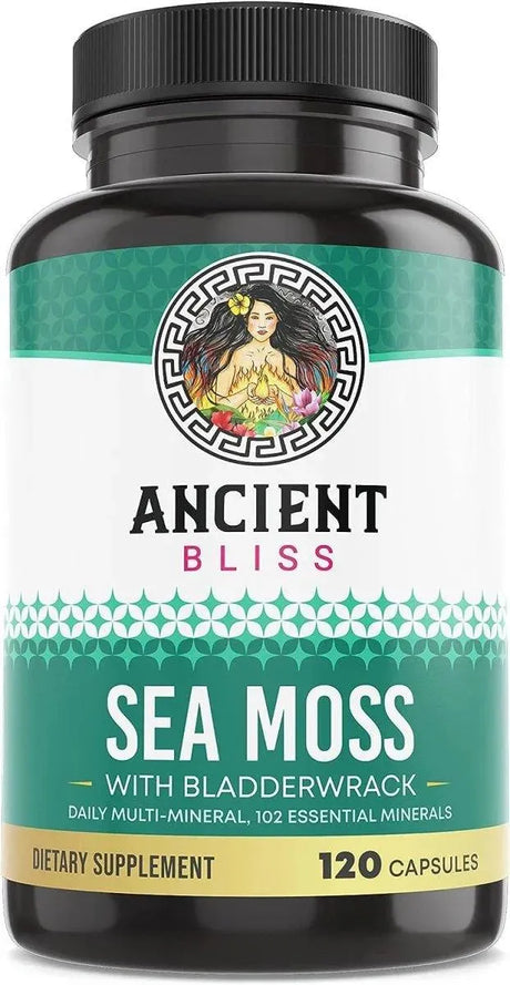 ANCIENT BLISS - Ancient Bliss Organic Irish Sea Moss 120 Capsulas - The Red Vitamin MX - Suplementos Alimenticios - {{ shop.shopifyCountryName }}