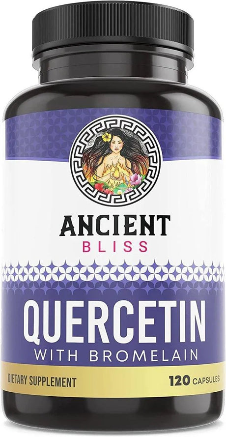 ANCIENT BLISS - Ancient Bliss Quercetin with Bromelain 1000Mg 120 Capsulas - The Red Vitamin MX - Suplementos Alimenticios - {{ shop.shopifyCountryName }}