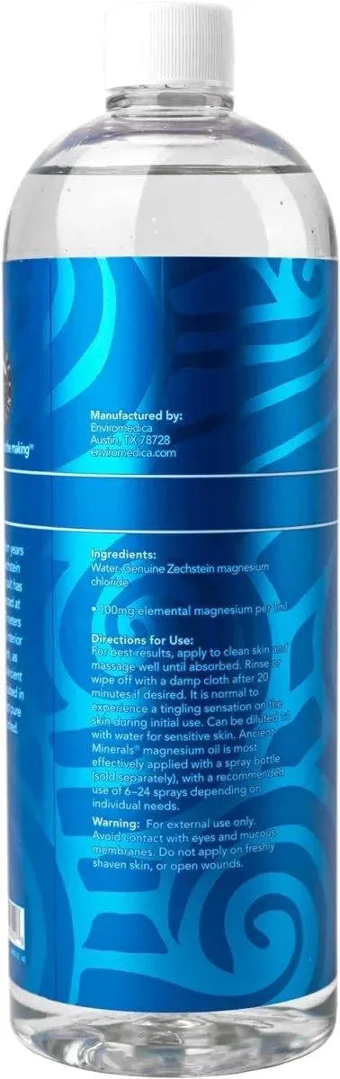ANCIENT MINERALS - Ancient Minerals Magnesium Oil Spray Bottle 1 Lt. - The Red Vitamin MX - Suplementos Alimenticios - {{ shop.shopifyCountryName }}