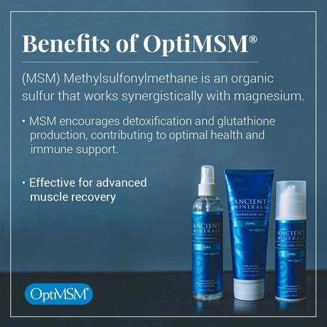 ANCIENT MINERALS - Ancient Minerals Magnesium Oil Spray Ultra with MSM 118Ml. - The Red Vitamin MX - Suplementos Alimenticios - {{ shop.shopifyCountryName }}