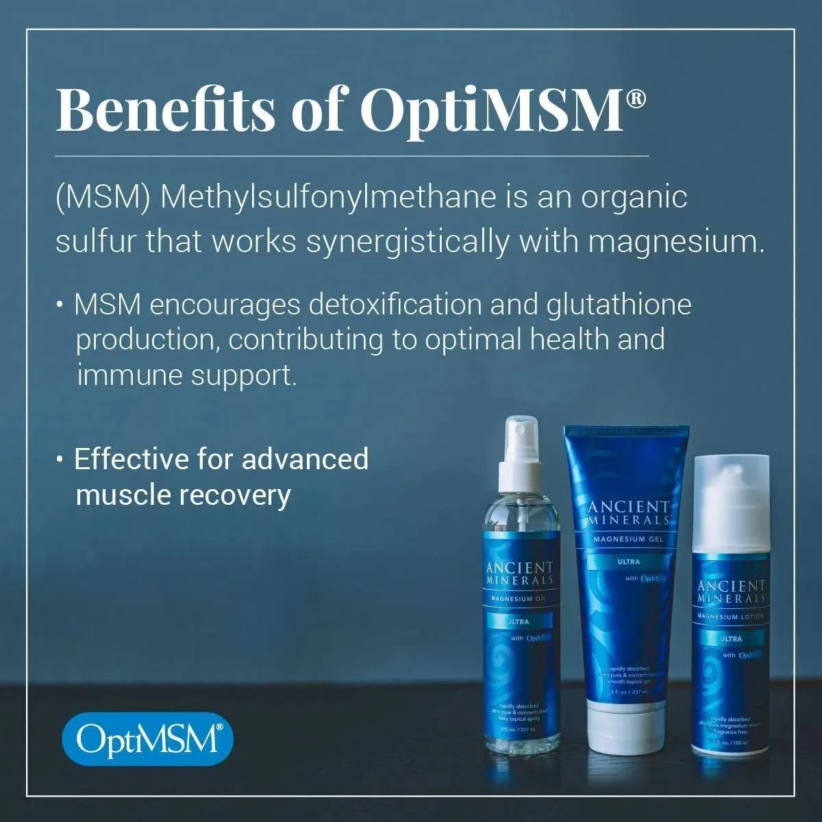 ANCIENT MINERALS - Ancient Minerals Magnesium Oil Spray Ultra with MSM 237Ml. - The Red Vitamin MX - Suplementos Alimenticios - {{ shop.shopifyCountryName }}