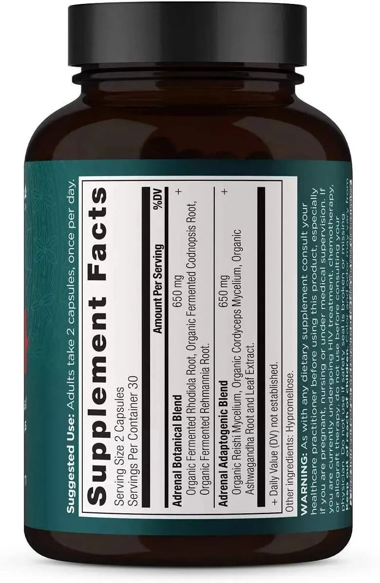 ANCIENT NUTRITION - Ancient Nutrition Adrenal Support with Ashwagandha 60 Capsulas - The Red Vitamin MX - Suplementos Alimenticios - {{ shop.shopifyCountryName }}