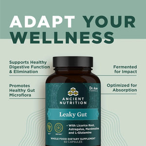 ANCIENT NUTRITION - Ancient Nutrition Leaky Gut 60 Capsulas - The Red Vitamin MX - Suplementos Alimenticios - {{ shop.shopifyCountryName }}