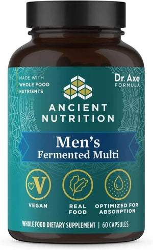 ANCIENT NUTRITION - Ancient Nutrition Men's Fermented Multivitamin 60 Capsulas - The Red Vitamin MX - Suplementos Alimenticios - {{ shop.shopifyCountryName }}