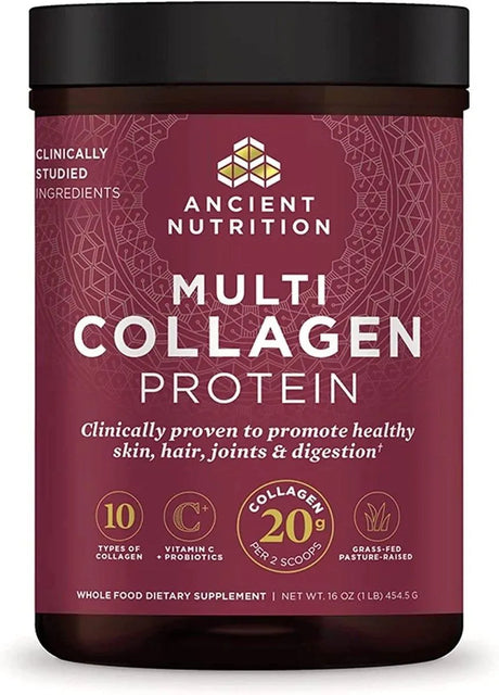 ANCIENT NUTRITION - Ancient Nutrition Multi Collagen Protein Powder 16Oz. - The Red Vitamin MX - Suplementos Alimenticios - {{ shop.shopifyCountryName }}