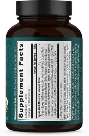 ANCIENT NUTRITION - Ancient Nutrition Multi Mushroom 30 Tabletas - The Red Vitamin MX - Suplementos Alimenticios - {{ shop.shopifyCountryName }}