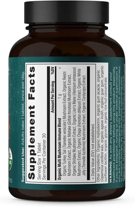 ANCIENT NUTRITION - Ancient Nutrition Multi Mushroom 30 Tabletas - The Red Vitamin MX - Suplementos Alimenticios - {{ shop.shopifyCountryName }}