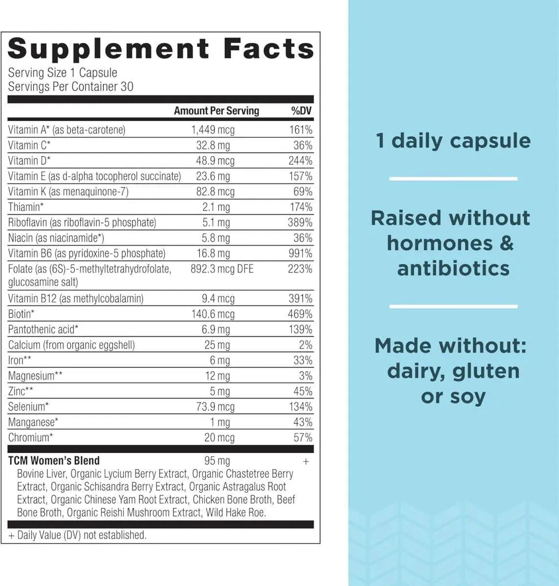 ANCIENT NUTRITION - Ancient Nutrition Multi Women's Once Daily 30 Capsulas - The Red Vitamin MX - Suplementos Alimenticios - {{ shop.shopifyCountryName }}