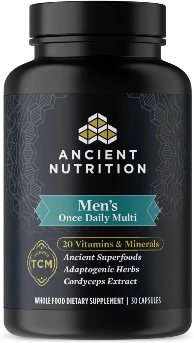 ANCIENT NUTRITION - Ancient Nutrition Multivitamin for Men 30 Capsulas - The Red Vitamin MX - Suplementos Alimenticios - {{ shop.shopifyCountryName }}