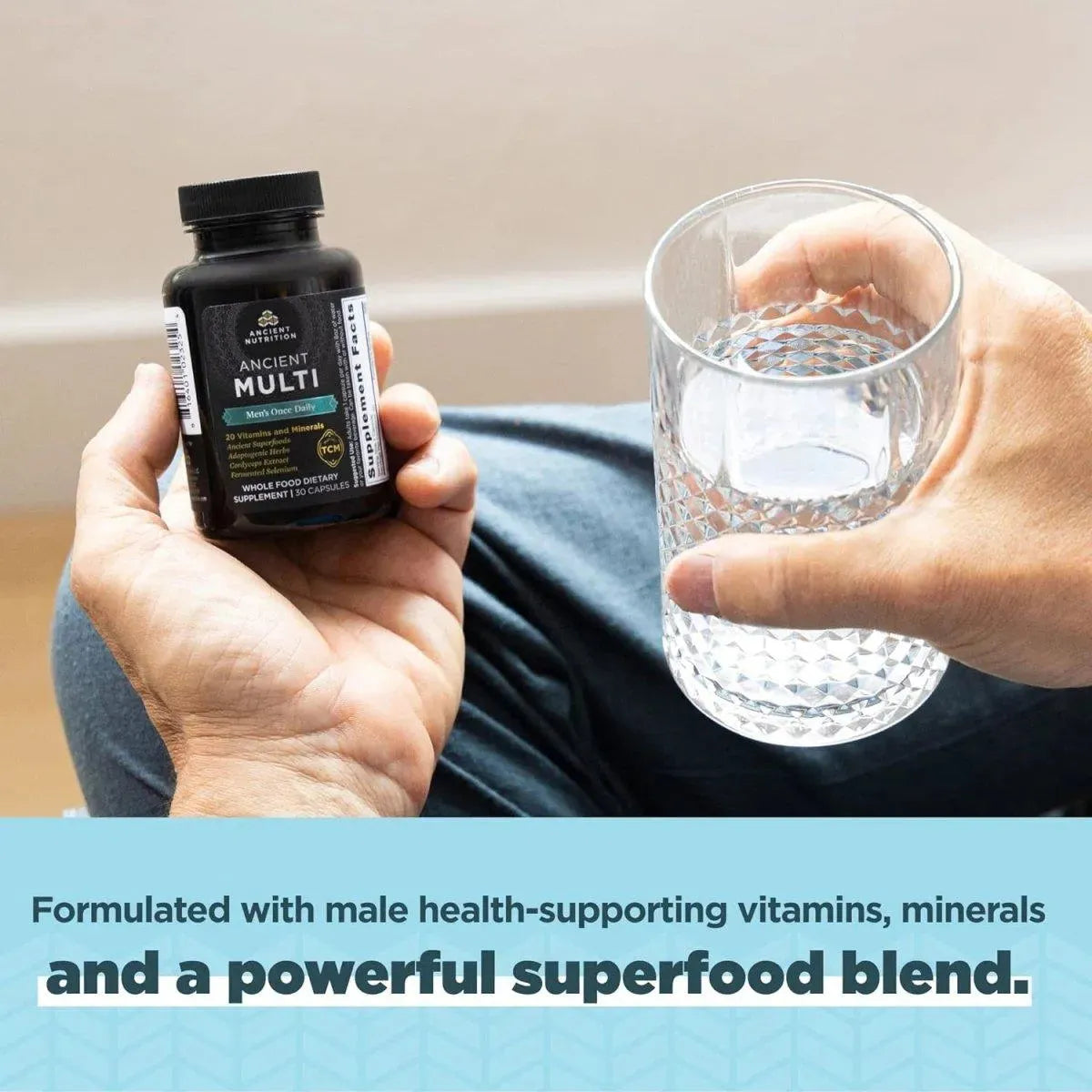 ANCIENT NUTRITION - Ancient Nutrition Multivitamin for Men 30 Capsulas - The Red Vitamin MX - Suplementos Alimenticios - {{ shop.shopifyCountryName }}