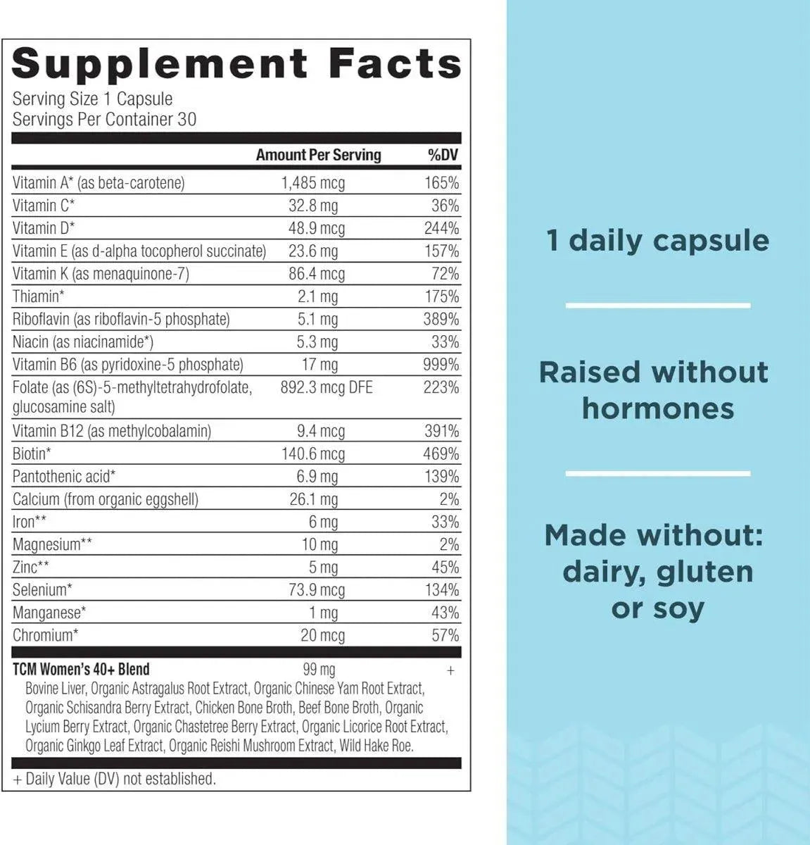 ANCIENT NUTRITION - Ancient Nutrition Multivitamin for Women 40+ 30 Capsulas - The Red Vitamin MX - Suplementos Alimenticios - {{ shop.shopifyCountryName }}