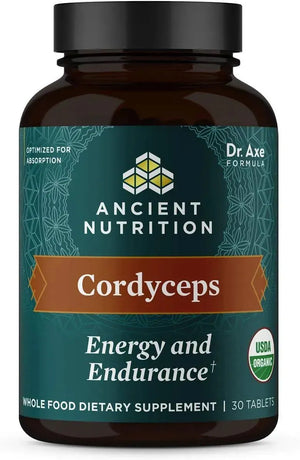 ANCIENT NUTRITION - Ancient Nutrition Organic Cordyceps 30 Tabletas - The Red Vitamin MX - Suplementos Alimenticios - {{ shop.shopifyCountryName }}