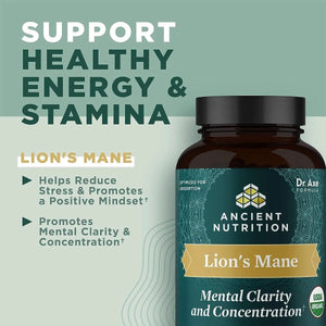 ANCIENT NUTRITION - Ancient Nutrition Organic Lion's Mane Mushroom Supplement 30 Tabletas - The Red Vitamin MX - Suplementos Alimenticios - {{ shop.shopifyCountryName }}