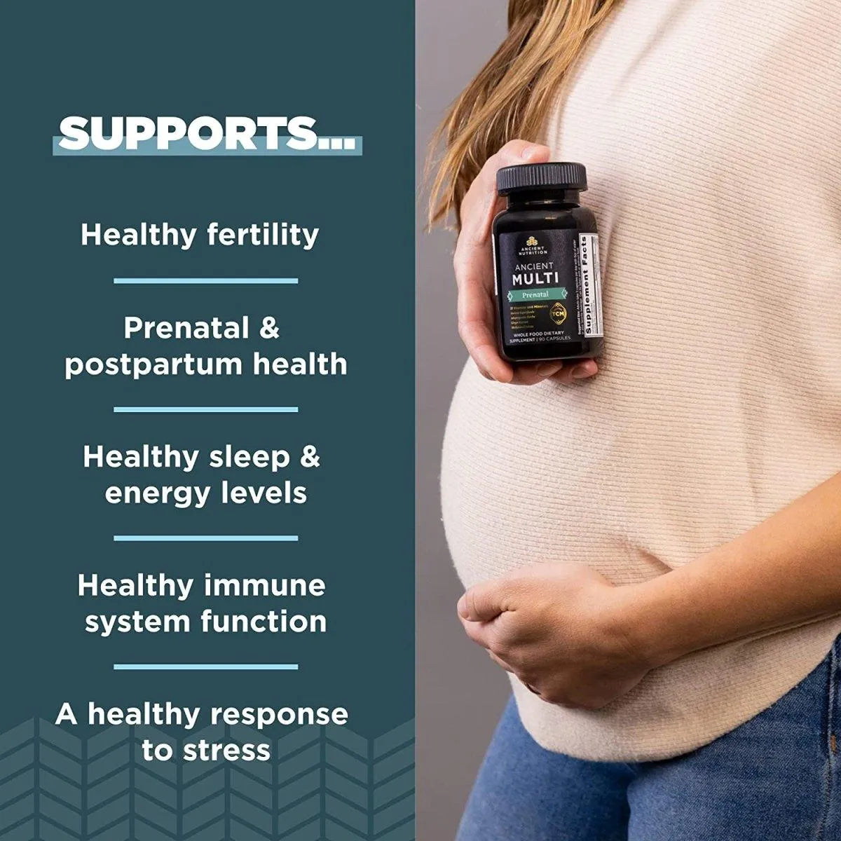 ANCIENT NUTRITION - Ancient Nutrition Prenatal Vitamins 90 Capsulas - The Red Vitamin MX - Suplementos Alimenticios - {{ shop.shopifyCountryName }}