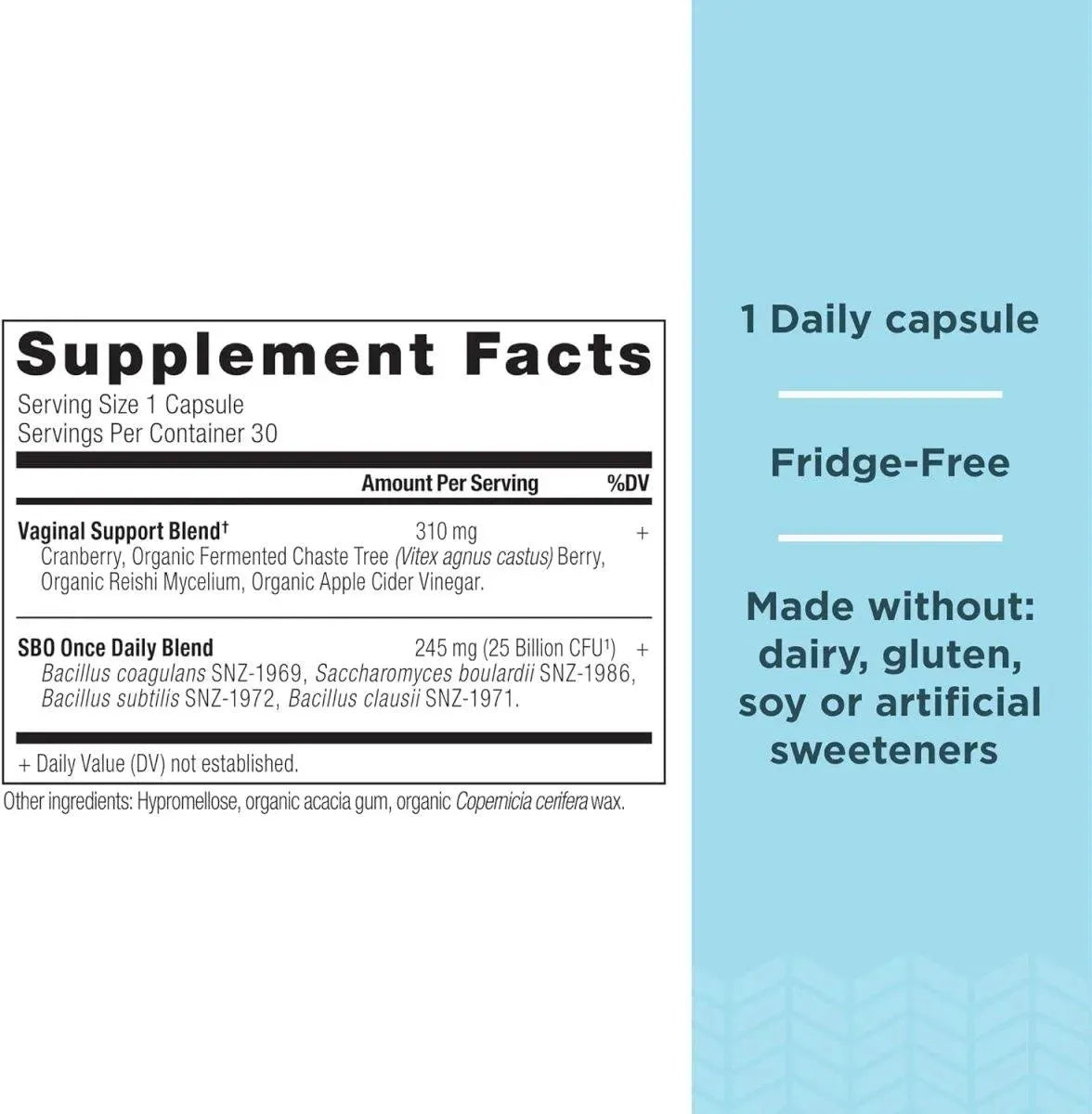 ANCIENT NUTRITION - Ancient Nutrition SBO Once Daily Women's Probiotics for Vaginal Health 30 Capsulas - The Red Vitamin MX - Suplementos Alimenticios - {{ shop.shopifyCountryName }}