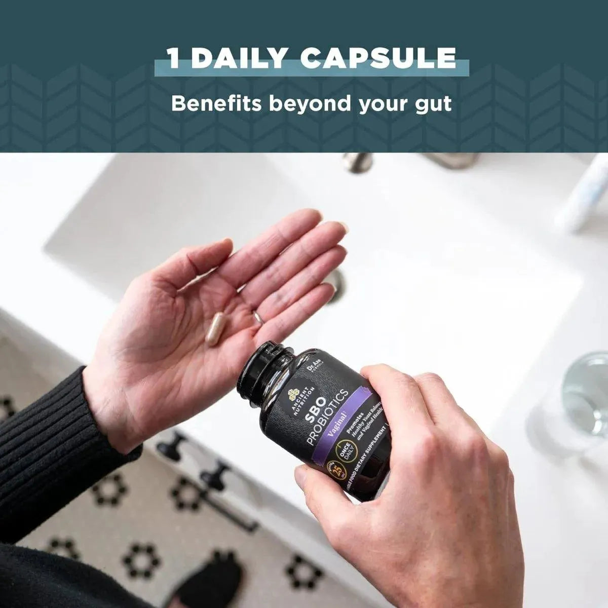 ANCIENT NUTRITION - Ancient Nutrition SBO Once Daily Women's Probiotics for Vaginal Health 30 Capsulas - The Red Vitamin MX - Suplementos Alimenticios - {{ shop.shopifyCountryName }}