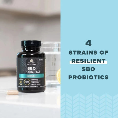 ANCIENT NUTRITION - Ancient Nutrition SBO Probiotics for Immune Support 30 Capsulas - The Red Vitamin MX - Suplementos Alimenticios - {{ shop.shopifyCountryName }}