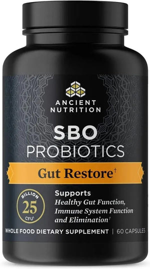 ANCIENT NUTRITION - Ancient Nutrition SBO Probiotics Gut Restore 60 Capsulas - The Red Vitamin MX - Suplementos Alimenticios - {{ shop.shopifyCountryName }}