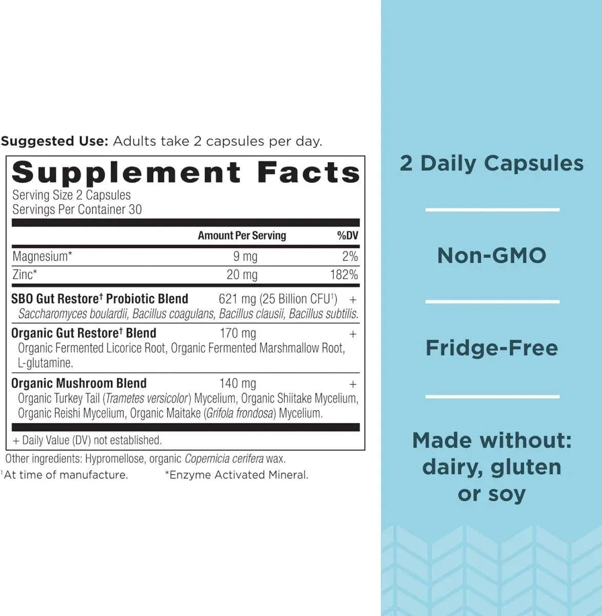 ANCIENT NUTRITION - Ancient Nutrition SBO Probiotics Gut Restore 60 Capsulas - The Red Vitamin MX - Suplementos Alimenticios - {{ shop.shopifyCountryName }}