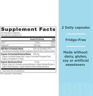 ANCIENT NUTRITION - Ancient Nutrition SBO Probiotics Men's 60 Capsulas - The Red Vitamin MX - Suplementos Alimenticios - {{ shop.shopifyCountryName }}