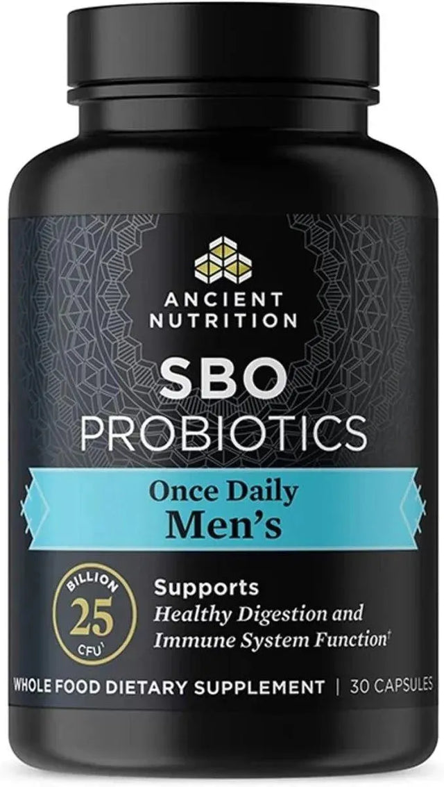 ANCIENT NUTRITION - Ancient Nutrition SBO Probiotics Men's Once Daily 30 Capsulas - The Red Vitamin MX - Suplementos Alimenticios - {{ shop.shopifyCountryName }}