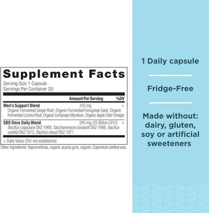 ANCIENT NUTRITION - Ancient Nutrition SBO Probiotics Men's Once Daily 30 Capsulas - The Red Vitamin MX - Suplementos Alimenticios - {{ shop.shopifyCountryName }}