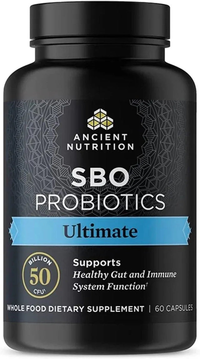 ANCIENT NUTRITION - Ancient Nutrition SBO Probiotics Ultimate 50 Billion CFUs 60 Capsulas - The Red Vitamin MX - Suplementos Alimenticios - {{ shop.shopifyCountryName }}