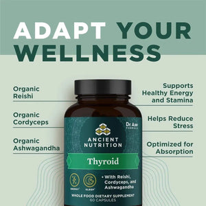 ANCIENT NUTRITION - Ancient Nutrition Thyroid Support 60 Capsulas - The Red Vitamin MX - Suplementos Alimenticios - {{ shop.shopifyCountryName }}