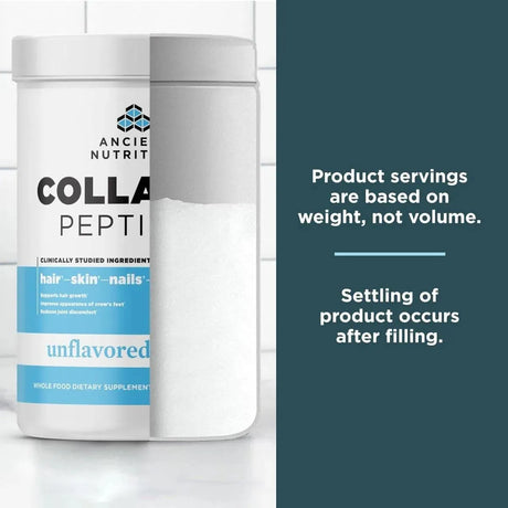 ANCIENT NUTRITION - Ancient Nutrition Unflavored Collagen Peptides 280Gr. - The Red Vitamin MX - Suplementos Alimenticios - {{ shop.shopifyCountryName }}