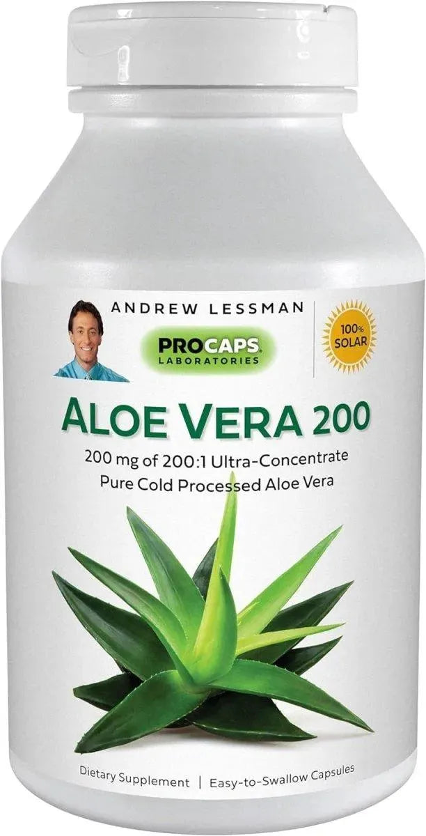 ANDREW LESSMAN - ANDREW LESSMAN Aloe Vera 200Mg. 180 Capsulas - The Red Vitamin MX - Suplementos Alimenticios - {{ shop.shopifyCountryName }}