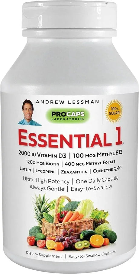 ANDREW LESSMAN - Andrew Lessman Essential-1 Multivitamin 2000 IU 30 Capsulas - The Red Vitamin MX - Suplementos Alimenticios - {{ shop.shopifyCountryName }}
