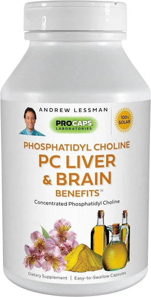 ANDREW LESSMAN - ANDREW LESSMAN PC Liver & Brain Phosphatidyl Choline 60 Capsulas Blandas - The Red Vitamin MX - Suplementos Alimenticios - {{ shop.shopifyCountryName }}