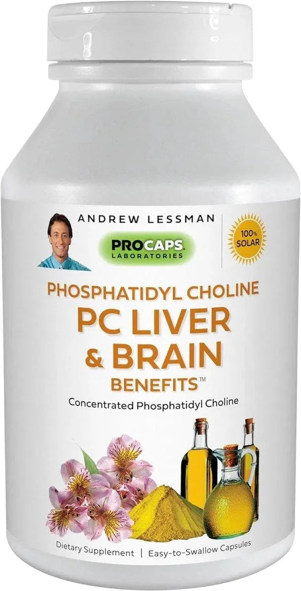 ANDREW LESSMAN - ANDREW LESSMAN PC Liver & Brain Phosphatidyl Choline 60 Capsulas Blandas - The Red Vitamin MX - Suplementos Alimenticios - {{ shop.shopifyCountryName }}