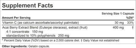 ANDREW LESSMAN - ANDREW LESSMAN Ultimate Açai Berry Extracts 30 Capsulas - The Red Vitamin MX - Suplementos Alimenticios - {{ shop.shopifyCountryName }}