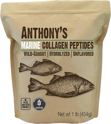 ANTHONY´S - Anthony's Hydrolyzed Marine Collagen Peptides 454Gr. - The Red Vitamin MX - Suplementos Alimenticios - {{ shop.shopifyCountryName }}