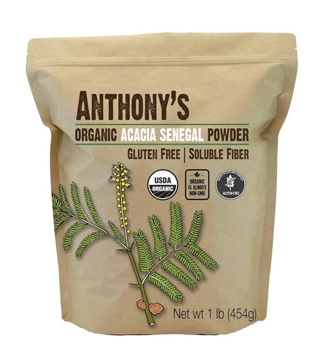 ANTHONY´S - Anthony's Organic Acacia Senegal Powder 454Gr. - The Red Vitamin MX - Suplementos Alimenticios - {{ shop.shopifyCountryName }}