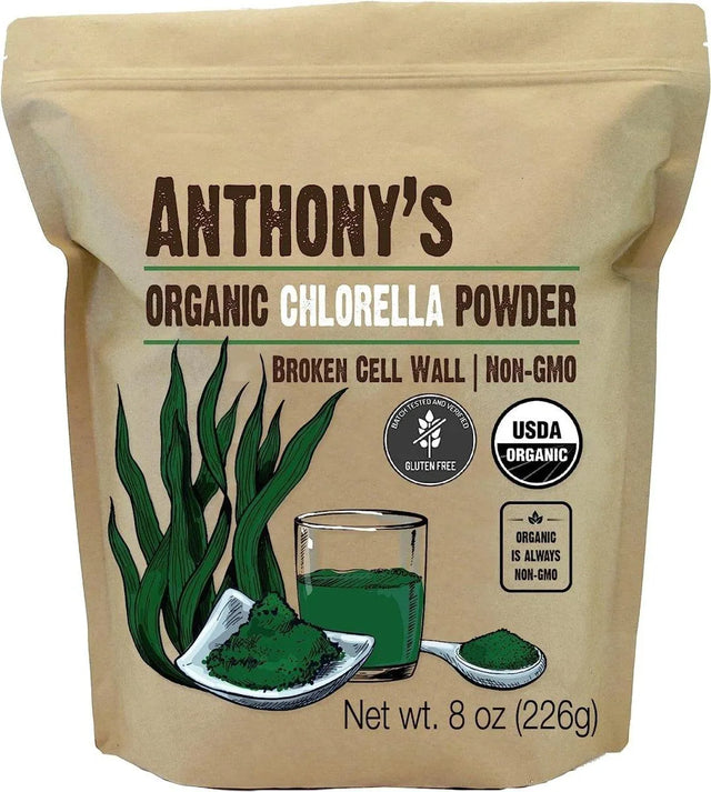 ANTHONY´S - Anthony's Organic Chlorella Powder 226Gr. - The Red Vitamin MX - Suplementos Alimenticios - {{ shop.shopifyCountryName }}