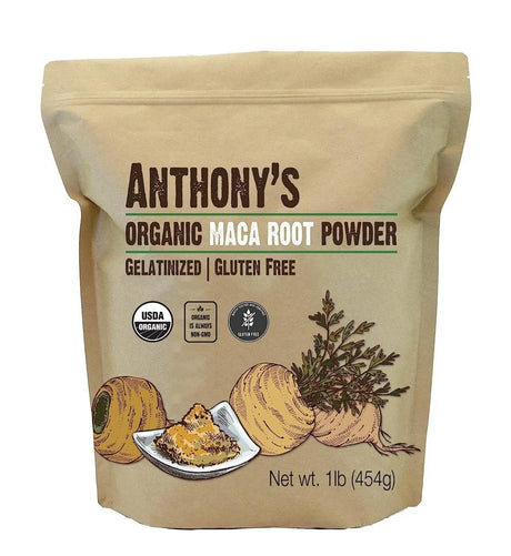 ANTHONY´S - Anthony's Organic Maca Root Powder 454Gr. - The Red Vitamin MX - Suplementos Alimenticios - {{ shop.shopifyCountryName }}