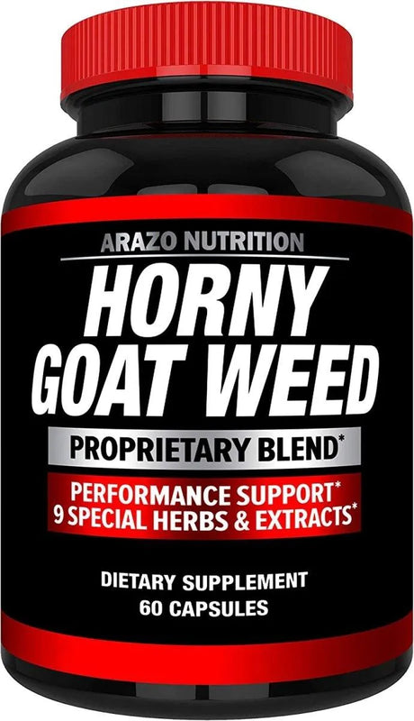 ARAZO NUTRITION - Arazo Nutrition Horny Goat Weed 60 Capsulas - The Red Vitamin MX - Suplementos Alimenticios - {{ shop.shopifyCountryName }}