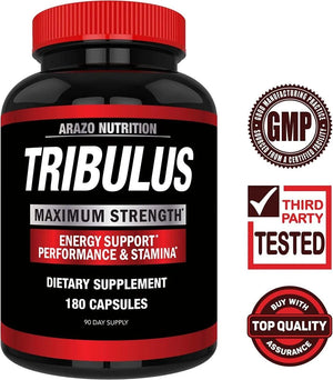 ARAZO NUTRITION - Arazo Nutrition Tribulus Terrestris 1500Mg. 180 Capsulas - The Red Vitamin MX - Suplementos Alimenticios - {{ shop.shopifyCountryName }}