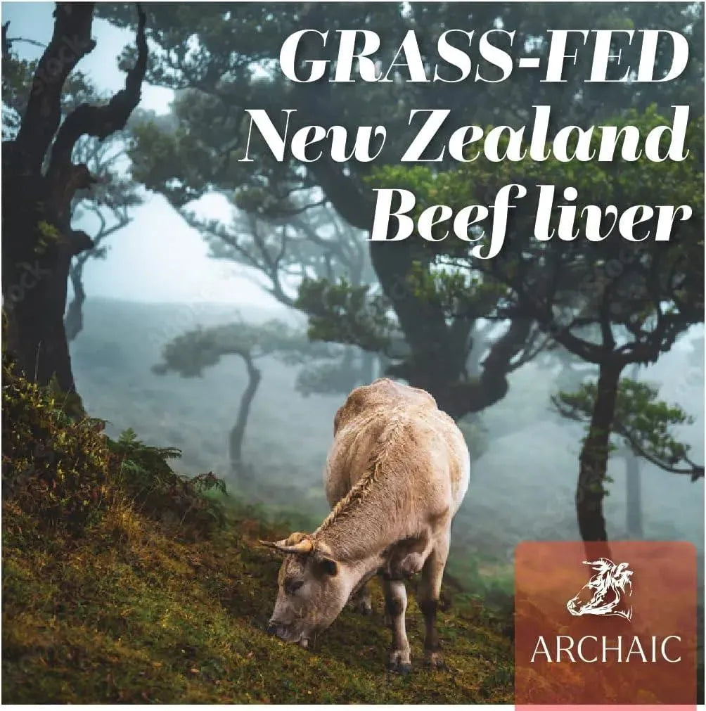 ARCHAIC - ARCHAIC Grass Fed New Zealand Beef Liver 180 Capsulas - The Red Vitamin MX - Suplementos Alimenticios - {{ shop.shopifyCountryName }}