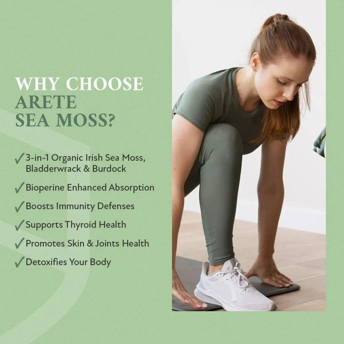 ARETE - Arete Organic Irish Sea Moss 120 Capsulas - The Red Vitamin MX - Suplementos Alimenticios - {{ shop.shopifyCountryName }}