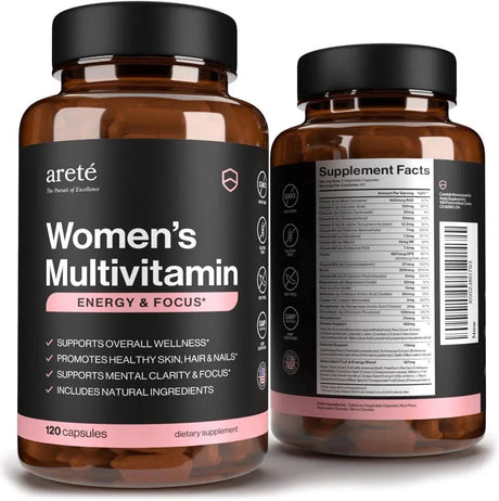 ARETE - Areté Women’s Multivitamin 120 Capsulas - The Red Vitamin MX - Suplementos Alimenticios - {{ shop.shopifyCountryName }}