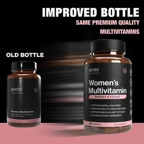 ARETE - Areté Women’s Multivitamin 120 Capsulas - The Red Vitamin MX - Suplementos Alimenticios - {{ shop.shopifyCountryName }}