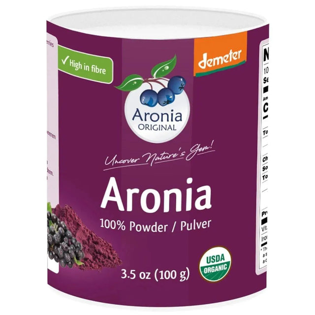 ARONIA ORIGINAL - Aronia ORIGINAL Organic Aronia Berry Powder 100Gr. - The Red Vitamin MX - Suplementos Alimenticios - {{ shop.shopifyCountryName }}