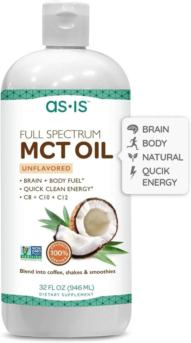 AS-IS - AS-IS Simply Full Spectrum MCT Oil C8, C10 & C12 946Ml. - The Red Vitamin MX - Suplementos Alimenticios - {{ shop.shopifyCountryName }}